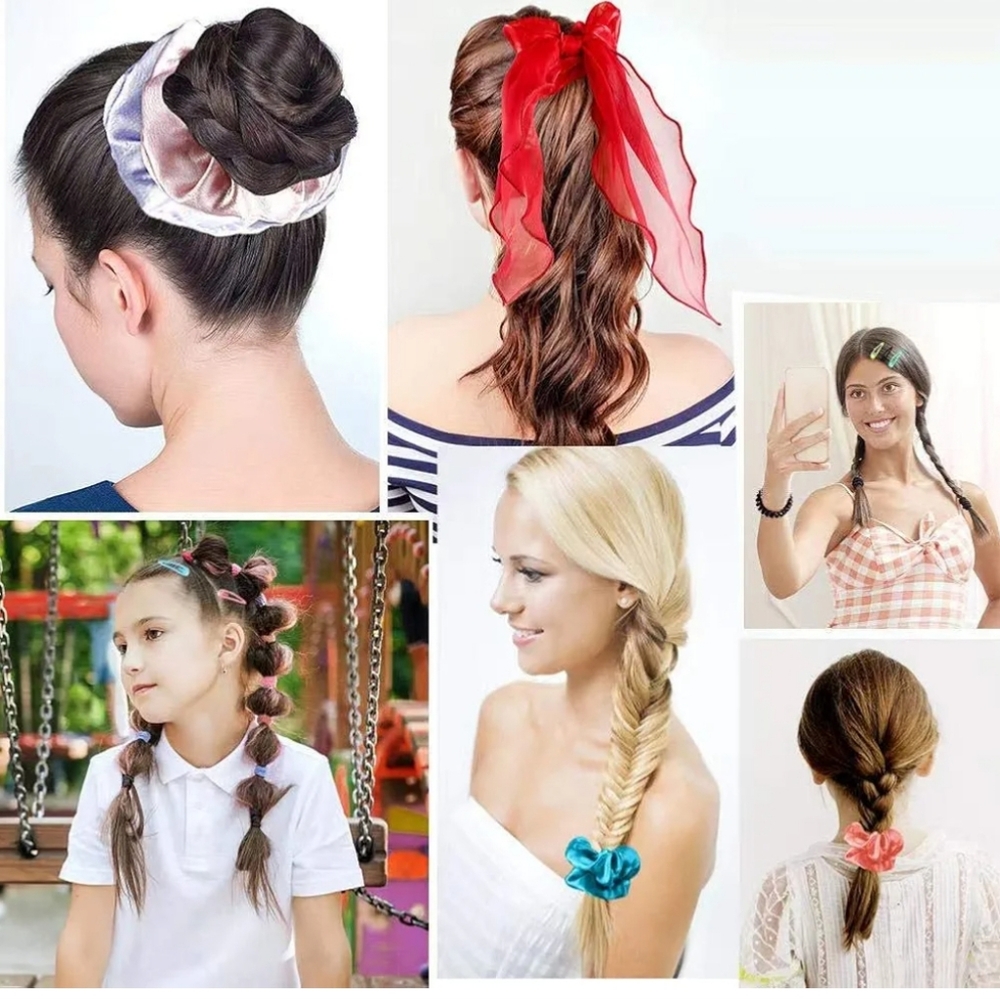 Chic Kids Hair Accessory Collection - Cream, Blue, Brown